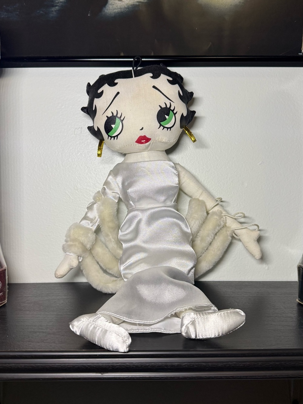 Vintage 2003 Betty Boop In A Dress Collectible Plush Doll 11 Inch Stole Evening